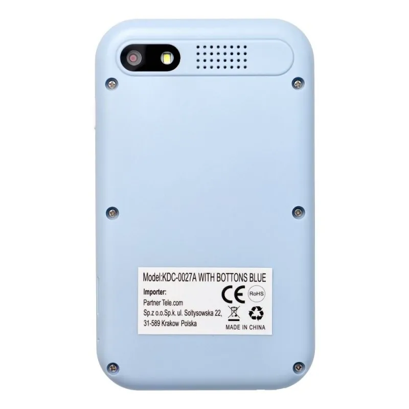 Deciji gejming telefon (konzola) sa  IPS ekranom 2.4" sa tasterima KDC-0027A plavi