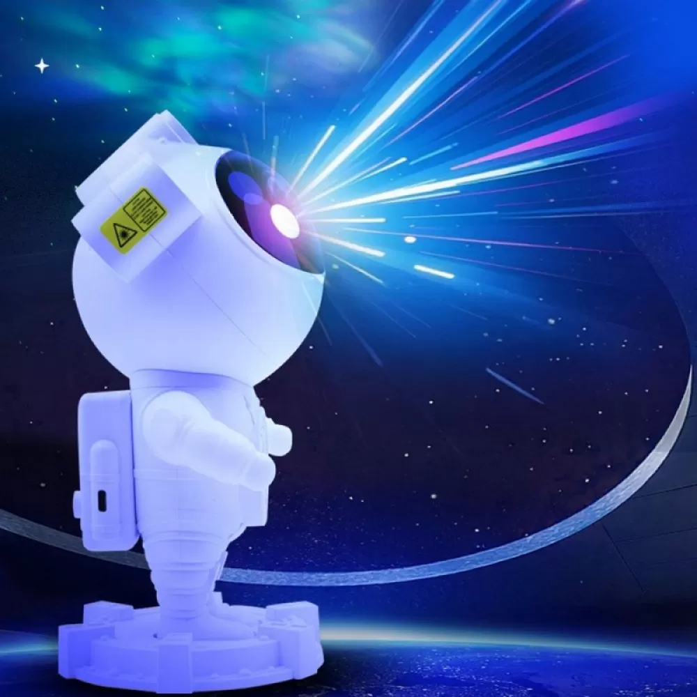 Projektor zvezda astronaut sa bluetooth zvucnikom X2504 crni