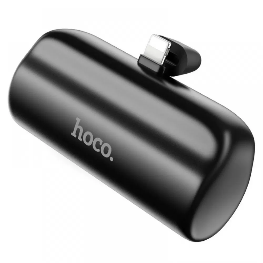 HOCO powerbank 5000 mAh sa integrisanim konektorom Lightning 2A J106 crni