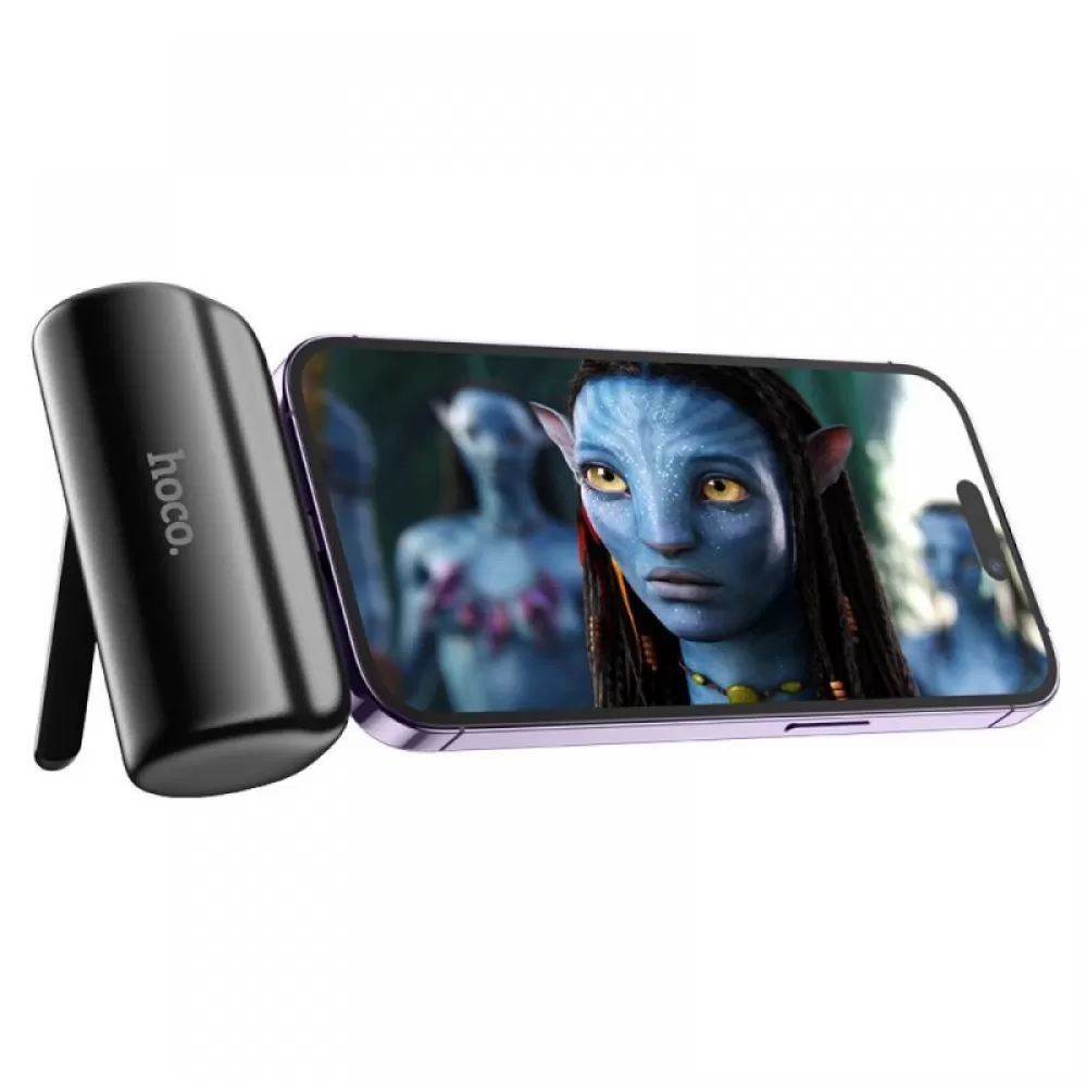 HOCO powerbank 5000 mAh sa integrisanim konektorom Lightning 2A J106 crni