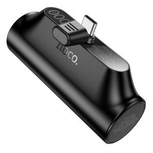 HOCO powerbank 3000 mAh sa integrisanim konektorom Type C J147 crni