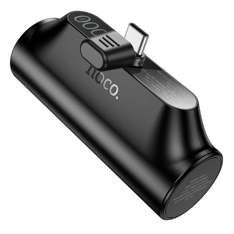 HOCO powerbank 3000 mAh sa integrisanim konektorom Type C J147 crni
