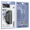 HOCO powerbank 3000 mAh sa integrisanim konektorom Type C J147 crni