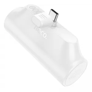 HOCO powerbank 3000 mAh sa integrisanim konektorom Type C J147 beli