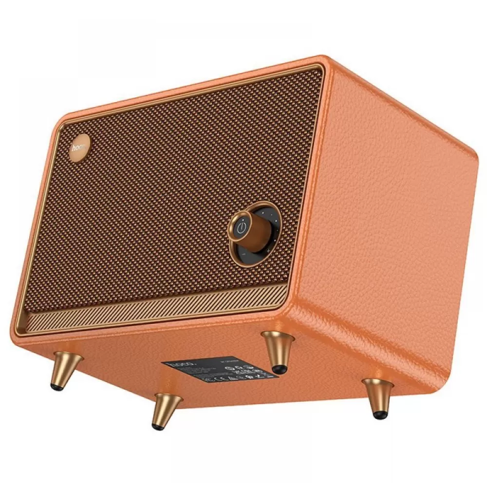 HOCO bluetooth zvucnik retro stil BS65 narandzasti