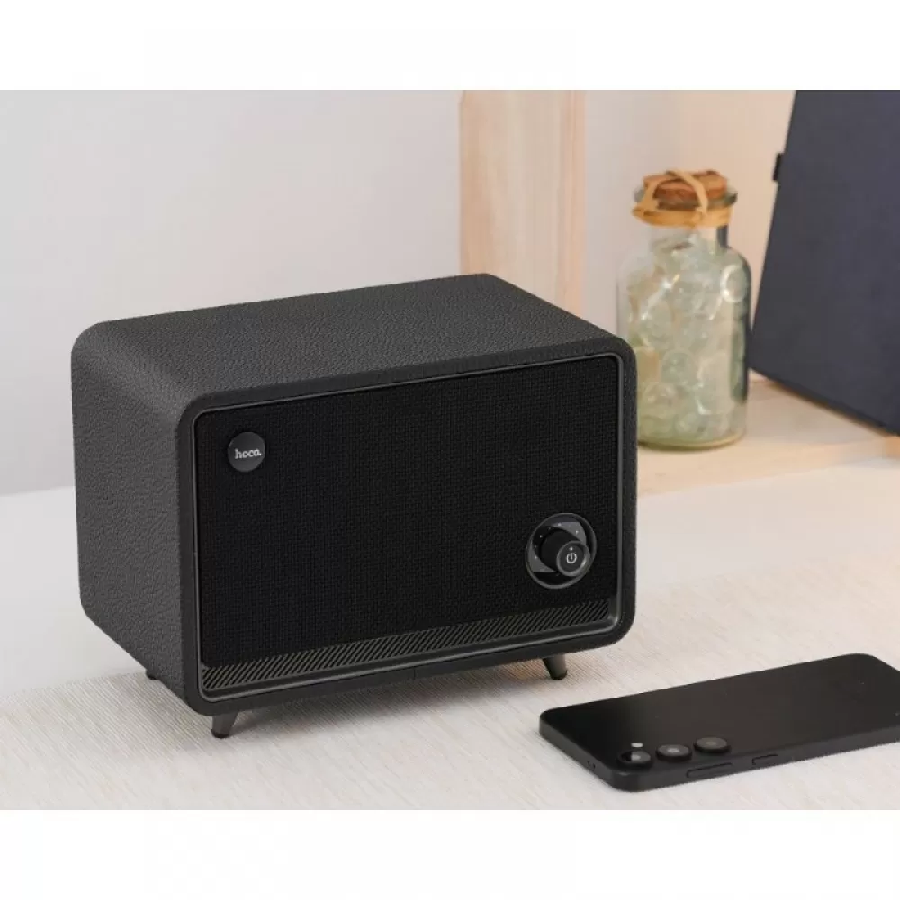 HOCO bluetooth zvucnik retro stil BS65 crni