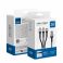 BLUE STAR pleteni kabl 2.4A 3u1 USB A na Lightning / Micro USB / Type C TFK-DC-010 1.2 m crni