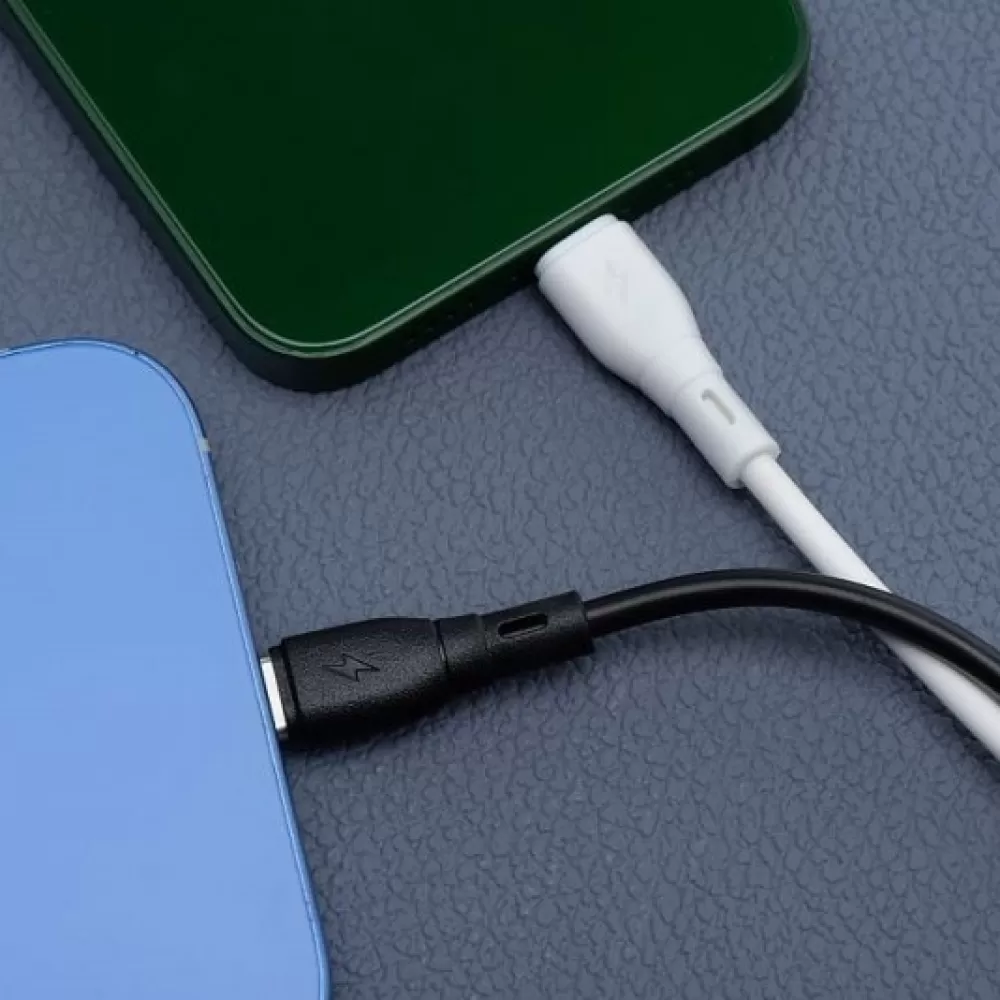 BLUE STAR ECO kabl 3A USB A na Type C PJ68-25-3 1m crni