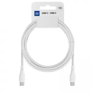 BLUE STAR ECO kabl 3A 60W Type C na Type C PJ73-13-3 1m beli