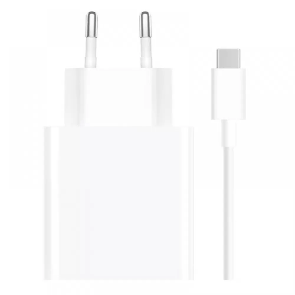 XIAOMI punjac Combo 67w Type A + kabl Type C bela