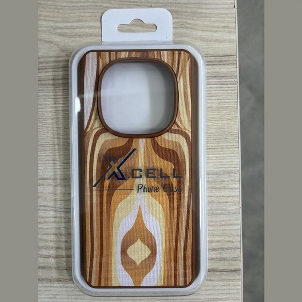 Futrola TEXTILE PRINT za Xiaomi Redmi Note 14 Pro Plus narandzasta