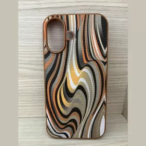 Futrola TEXTILE PRINT za Xiaomi Redmi Note 14 Pro Plus braon
