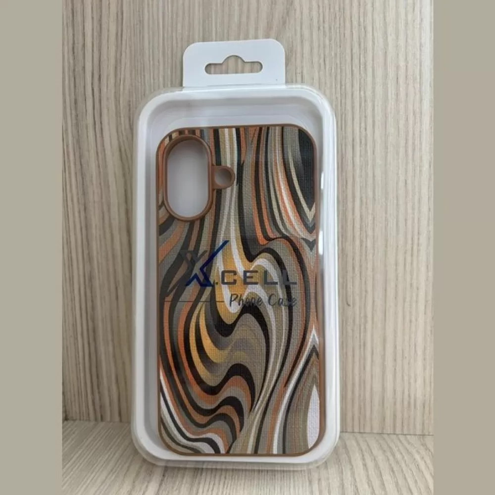 Futrola TEXTILE PRINT za Xiaomi Redmi Note 14 Pro Plus braon