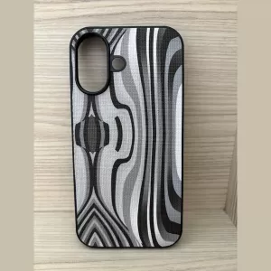 Futrola TEXTILE PRINT za Xiaomi Redmi Note 14 Pro Plus crna