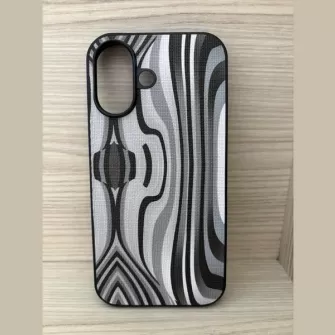 Futrola TEXTILE PRINT za Xiaomi Redmi A3 crna