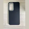 Futrola Kozna sa okvirom oko kamere za Samsung S25 crna
