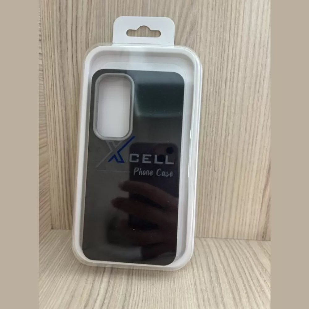Futrola Kozna sa okvirom oko kamere za Samsung S24 crna