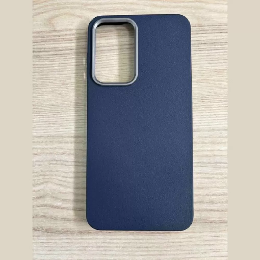Futrola Kozna sa okvirom oko kamere za Samsung A56 teget