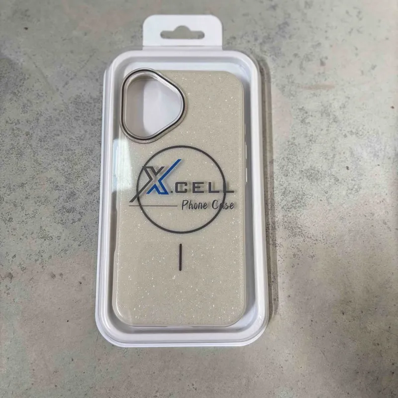 Futrola Thin Mag Shine za iPhone 16 (6.1) bela