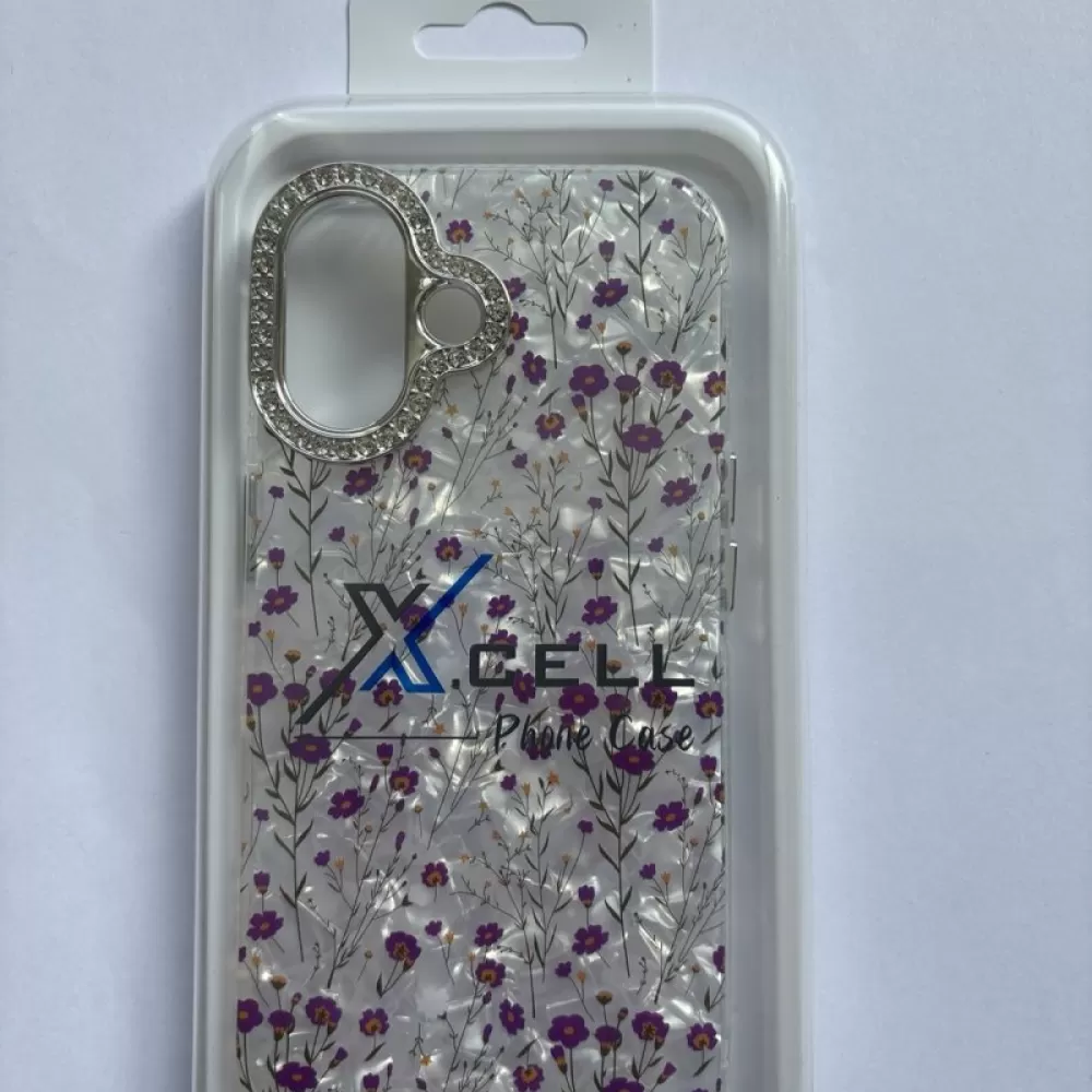 Futrola FLOWER CIRKON za iPhone 16 (6.1) ljubicasta