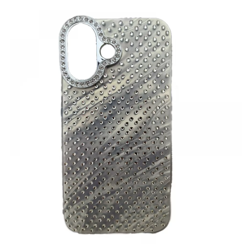 Futrola HOLO FULL CIRKON za iPhone 16 srebrna