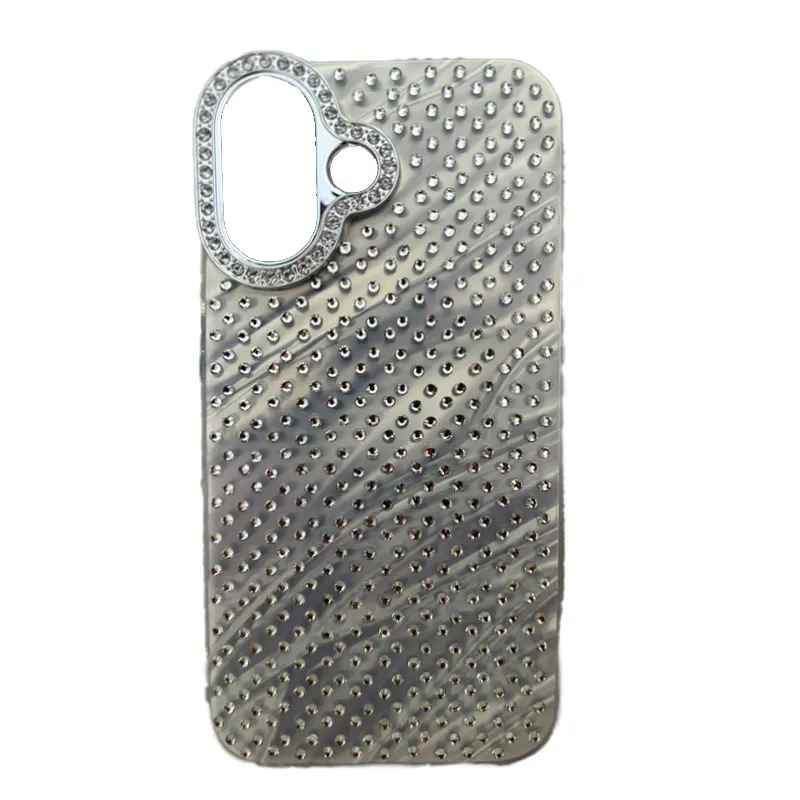 Futrola HOLO FULL CIRKON za iPhone 16 srebrna