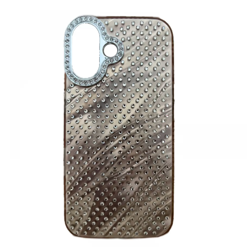 Futrola HOLO FULL CIRKON za iPhone 16 roze