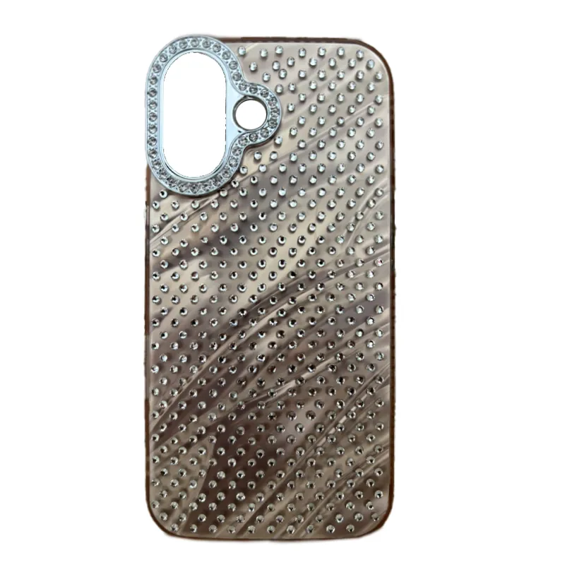 Futrola HOLO FULL CIRKON za iPhone 16 roze