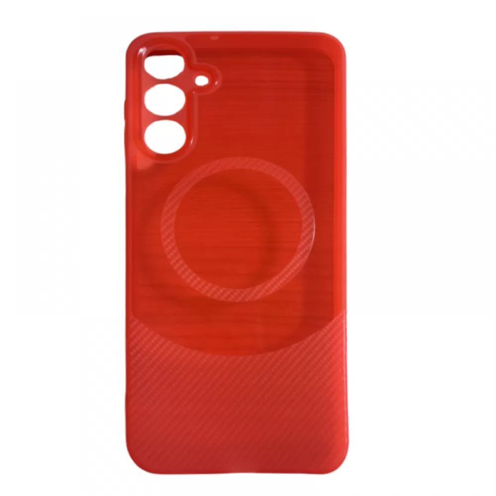 Futrola KARBON MAGGSAFE za Xiaomi Redmi Note 14 Pro 4G crvena