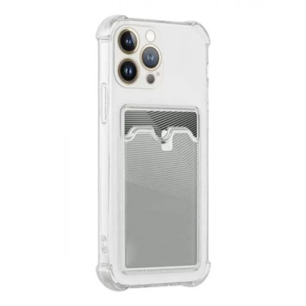 Silikonska futrola CLEAR SA DZEPICEM za iPhone 16 Plus (6.7)