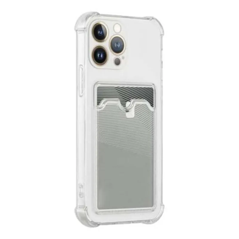 Silikonska futrola CLEAR SA DZEPICEM za iPhone 16 Plus (6.7)