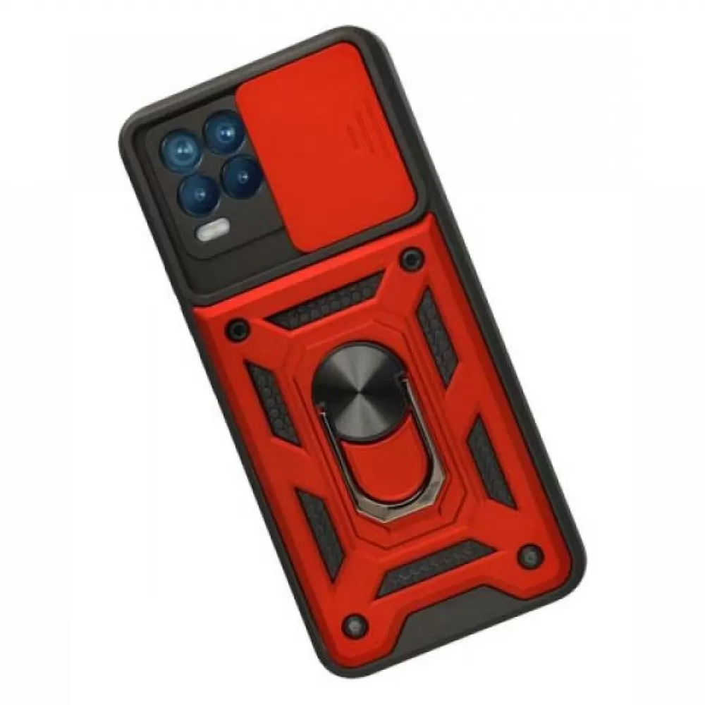 Futrola HARD PROTECT SA PRSTENOM za Samsung Galaxy A26 crvena