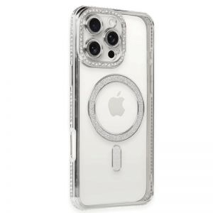 Futrola Shine Magsafe za iPhone 16 Pro Max (6.9) srebrna