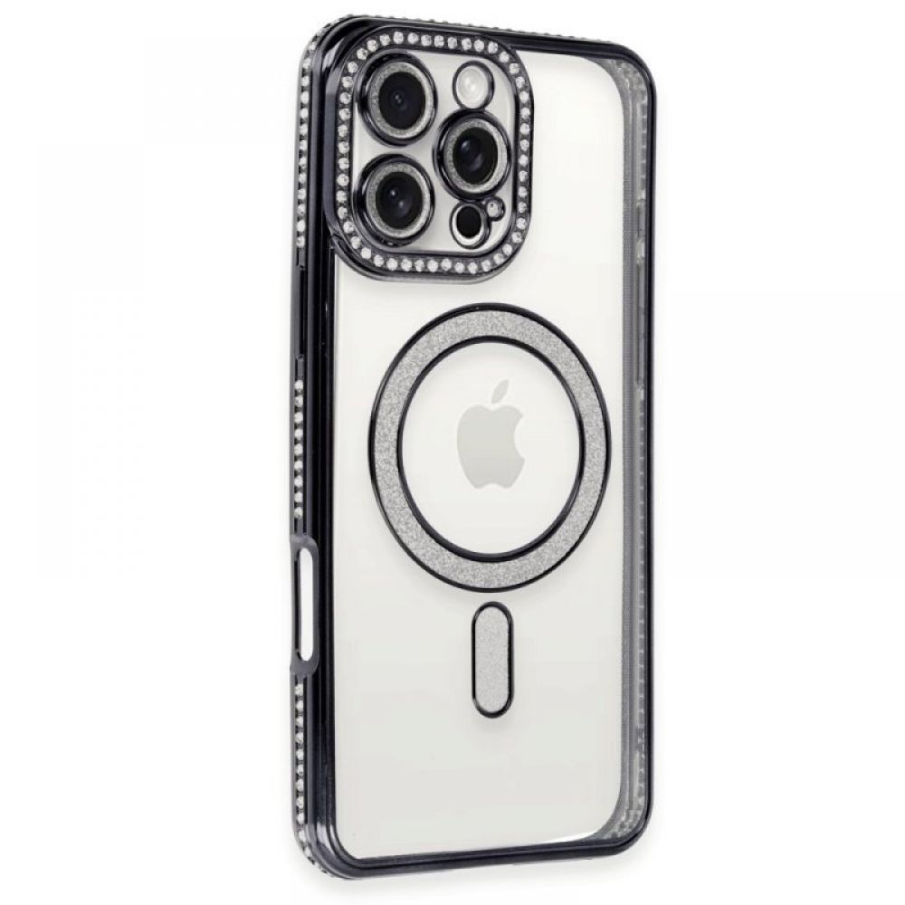 Futrola Shine Magsafe za Samsung Galaxy S25 Plus crna