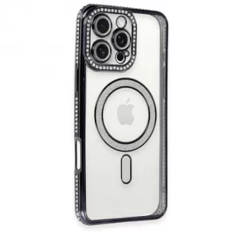 Futrola Shine Magsafe za Samsung Galaxy S25 Plus crna