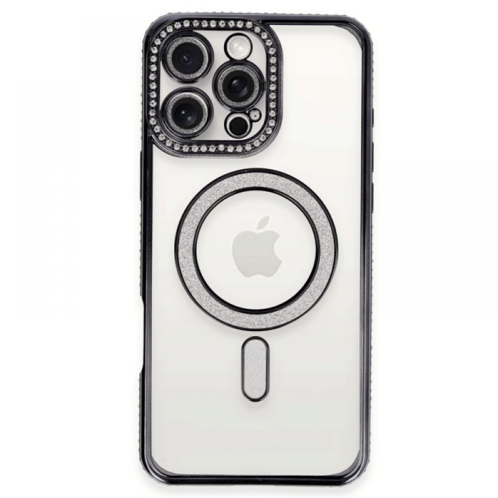 Futrola Shine Magsafe za Samsung Galaxy S25 Plus crna