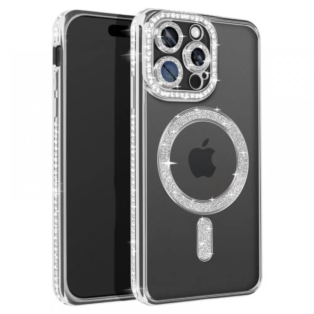 Futrola Shine Magsafe za Samsung Galaxy S25 Ultra siva
