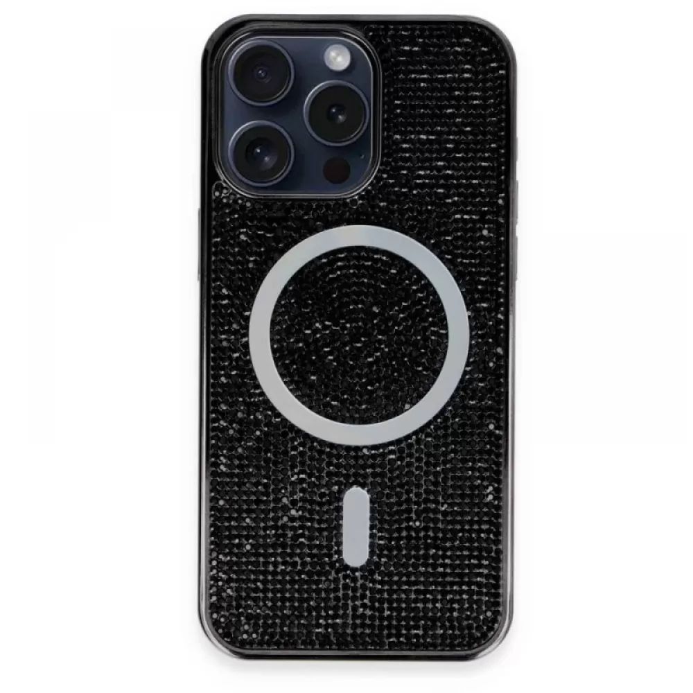 Futrola DIAMOND MAGSAFE za iPhone 16 (6.1) crna