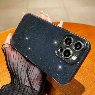 Futrola SILIKON SA SLJOKICAMA za iPhone 16 (6.1) crna