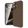 Silikonska futrola AUTO FOCUS LINE za Samsung Galaxy A06 braon