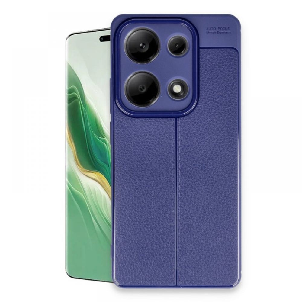 Silikonska futrola IMITACIJA KOZE NO4 za Samsung A16 teget