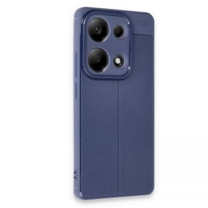 Silikonska futrola IMITACIJA KOZE NO4 za iPhone 16e teget