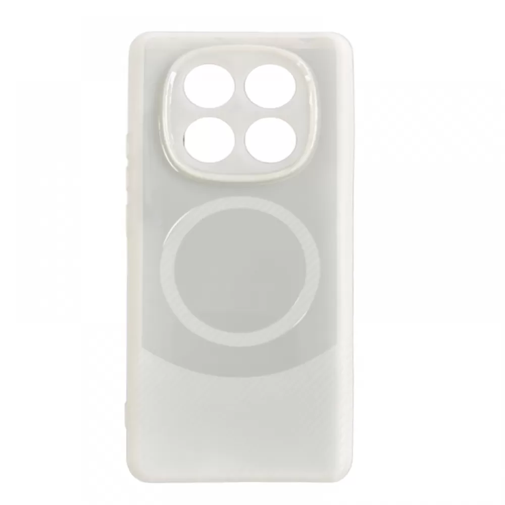 Futrola KARBON MAGGSAFE za Xiaomi Redmi Note 14 Pro 4G bela