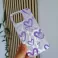 Futrola Holo Heart za iPhone 16 (6.1) ljubicasta