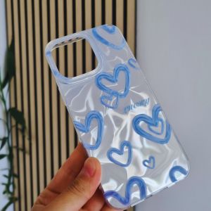 Futrola Holo Heart za iPhone 16 Pro Max (6.9) plava