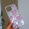 Futrola Holo Heart za Samsung A06 roze
