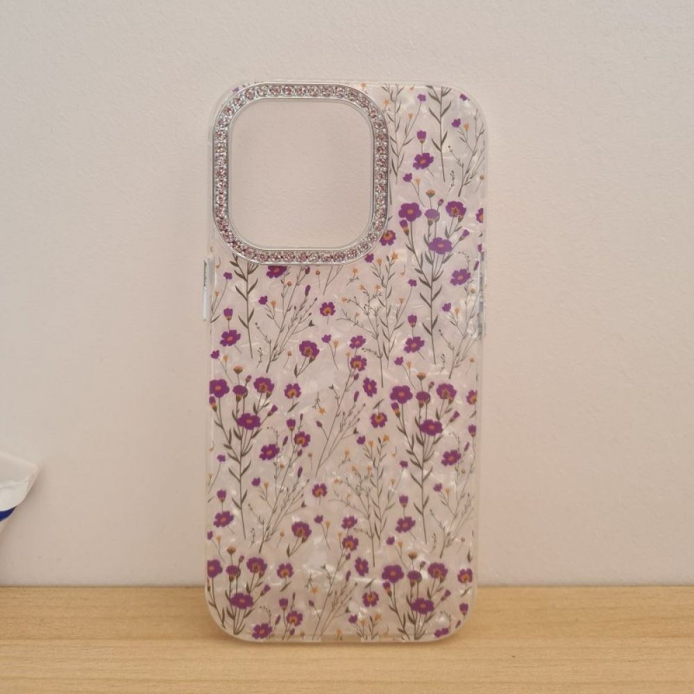 Futrola FLOWER CIRKON za iPhone 16 Plus (6.7) ljubicasta