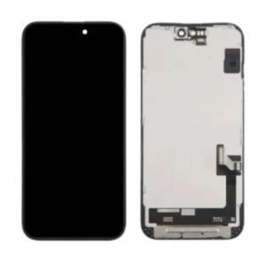 Lcd + touchscreen + frame za iPhone 16 crni FULL ORIGINAL EU (service pack)