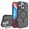Futrola MATT MAGSAFE 2in1 za iPhone 15 (6.1) crna