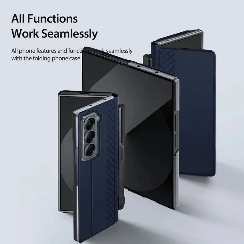 Futrola DUX DUCIS BRIL sa drzacem za olovku za SAMSUNG Z Fold SE/W25 plava